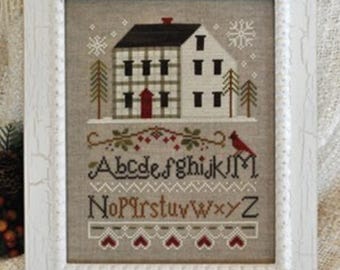 Winter Plaid by Little House Needleworks, cross stitch pattern