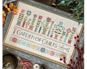 Garden of Quilts Cross Stitch Pattern by Lori Holt Bee in My Bonnet
