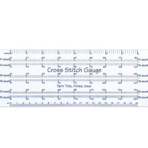Cross Stitch Gauge 8"