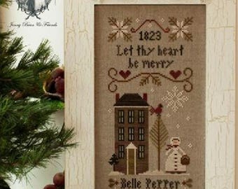 Be Merry - Belle Pepper, by Little house Needleworks, cross stitch pattern