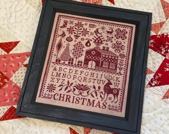 Sampler Holidays Christmas Cross Stitch Pattern by Blueberry Ridge