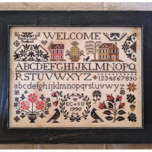 A Quaker Welcome by Lila&#39;s Studio, Cross stitch pattern