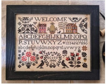 A Quaker Welcome by Lila's Studio, Cross stitch pattern