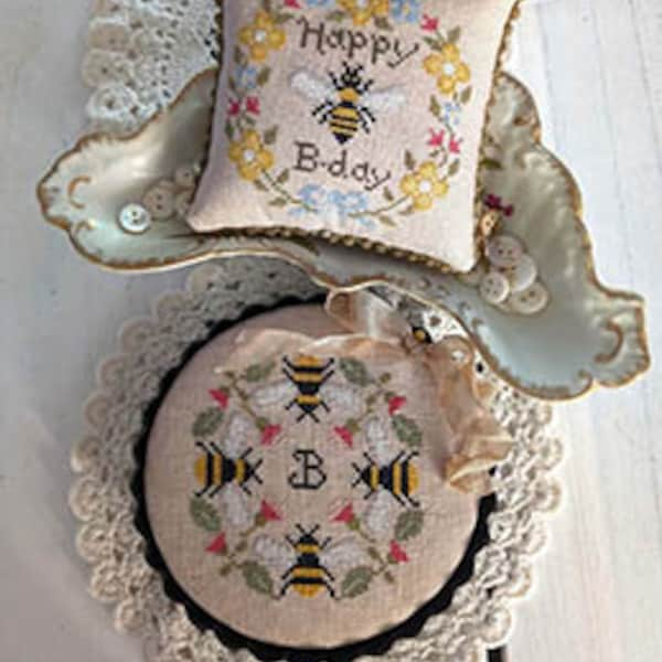 Happy B-Day by Lila's Studio, cross stitch pattern