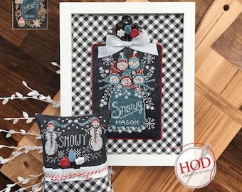 Snowy, Chalk Full by Hands on Design, cross stitch pattern