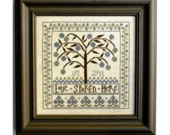 Love Spoken Here Cross Stitch Pattern by La D Da