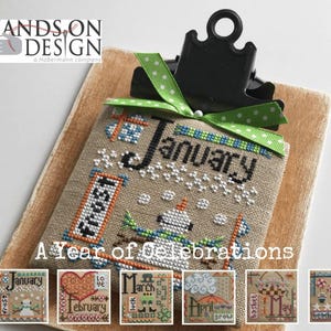 A year in celebrations by Hands on design, cross stitch pattern