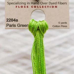 Paris Green Weeks dye works