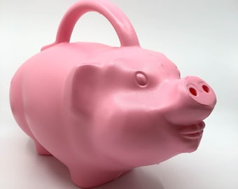 Pig Watering Can, Pink Pig, Fun Watering Can, Cute Watering Can, Animal Watering Can, Child&#39;s Watering Can, Novelty Watering Can, Piglet
