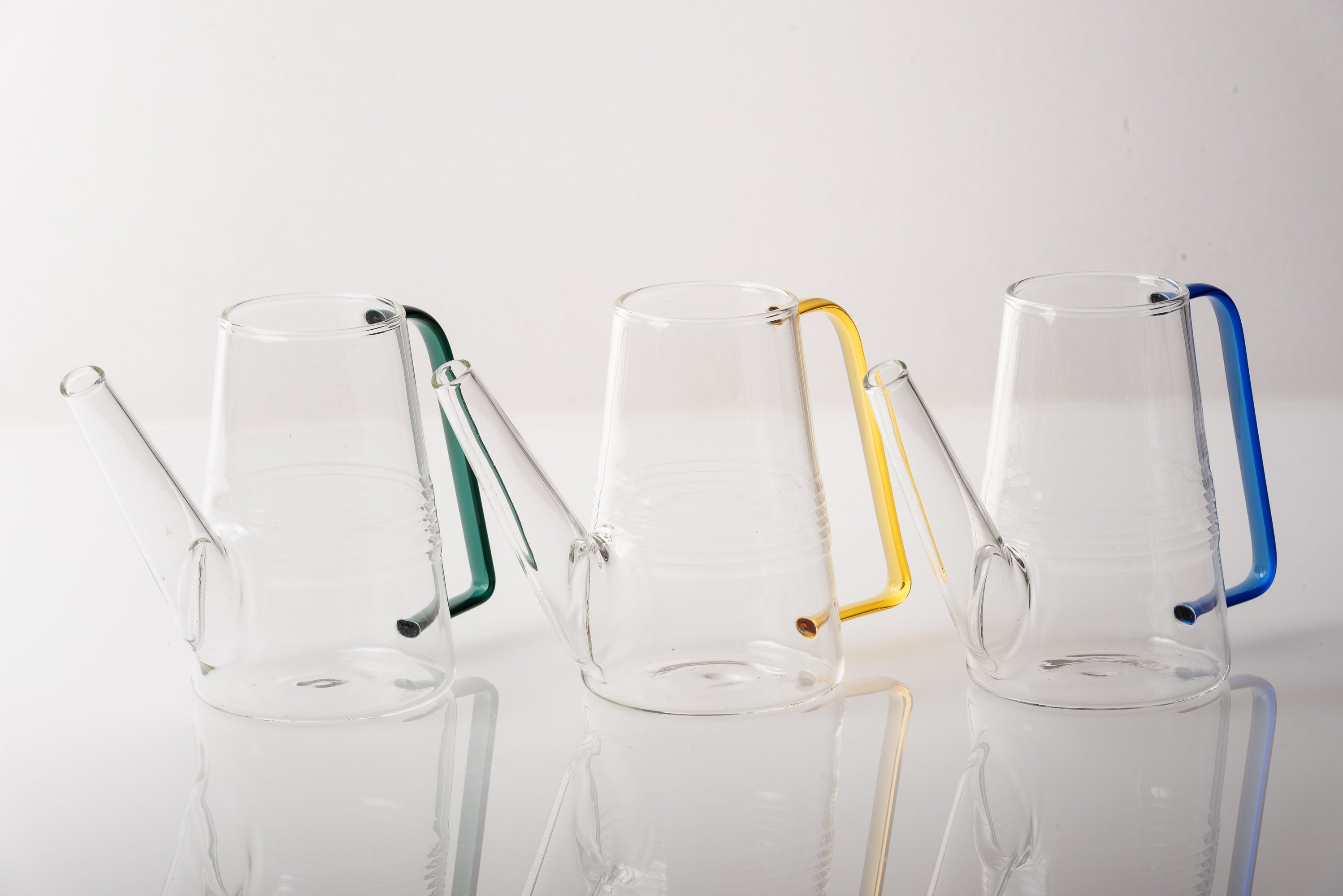 Glass Watering Can, Glass Watering Pitcher, Unique Watering Can, Indoor Watering Can, Long Spout, Desktop Watering Can, Small Watering Can