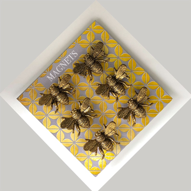 Set of Six Gilt Bee Honeybee Fancy Etsy