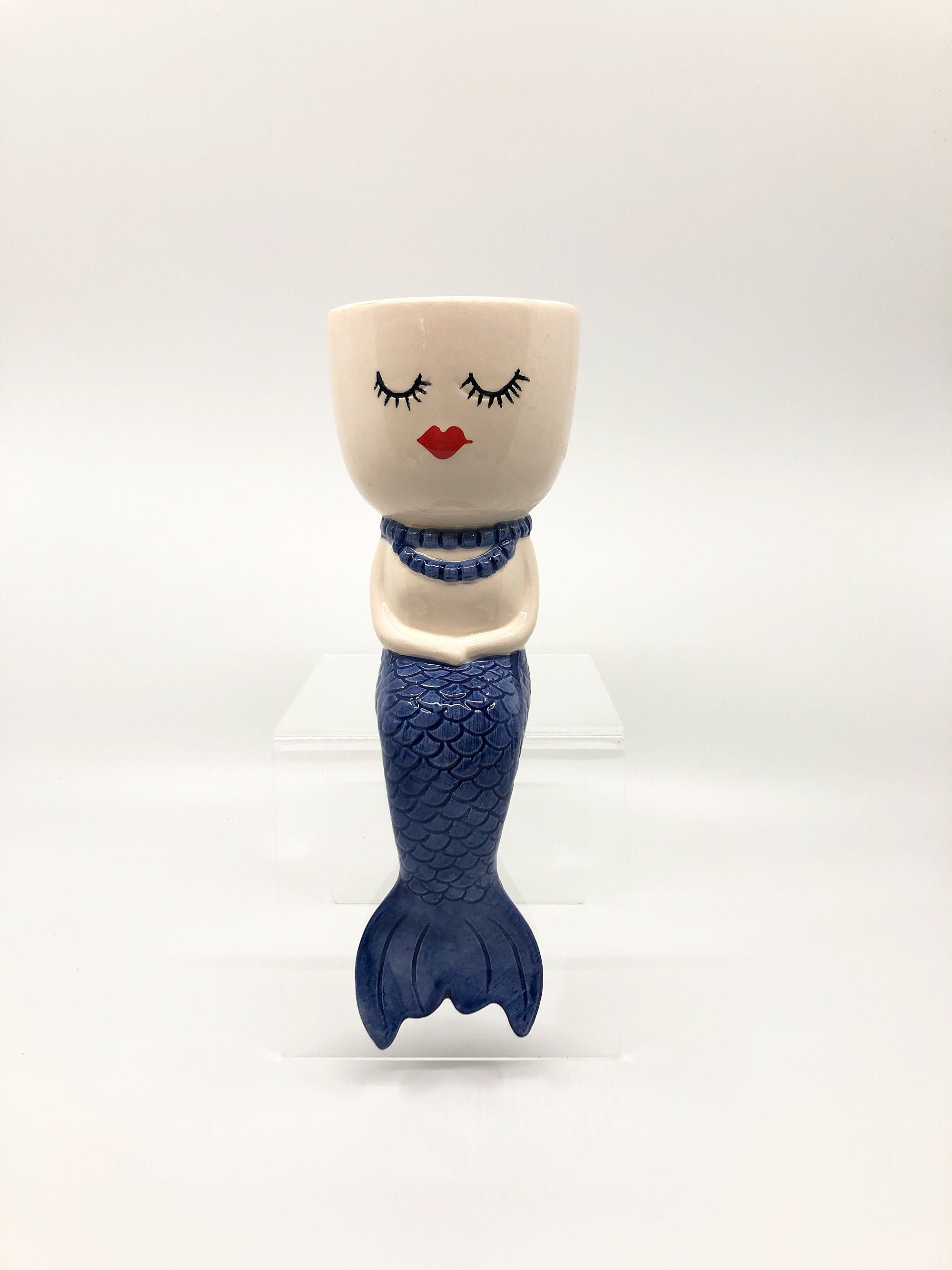 Mermaid Planter, Mermaid Pot, Cute Planter, Cute Pot, Unusual Planter…