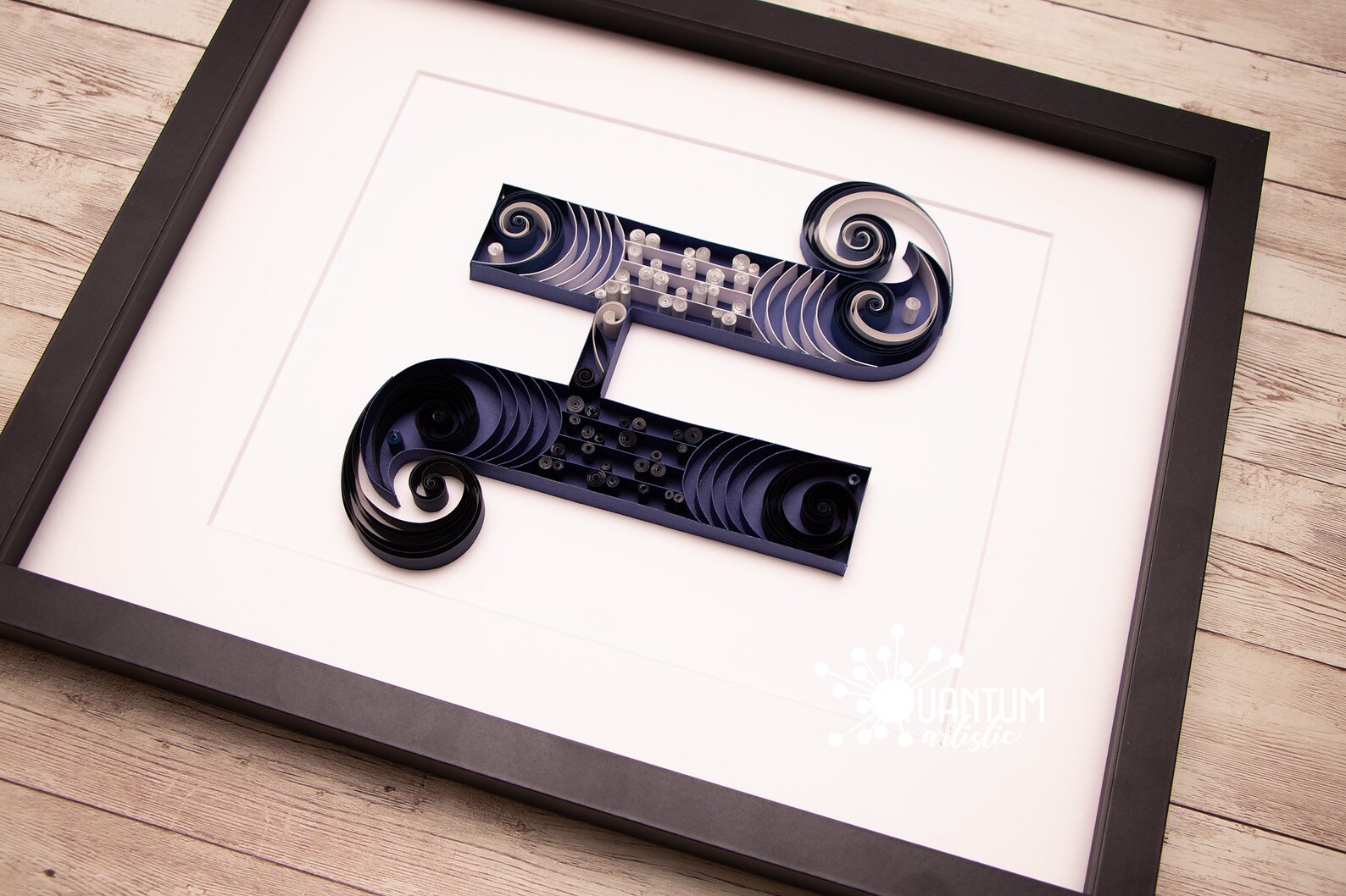 Simple & Elegant Paper Quilled Letter H Monogram Etsy