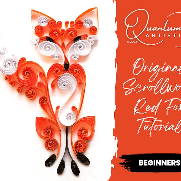 The Original Quilled Scrollwork Fox Pattern