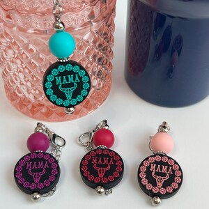 Mama Tumbler Charm: Bag, Backpack, Purse Accessory