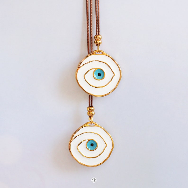 Evil Eye Necklace Evil Eye Jewelry Greek Evil Eye Greek Etsy