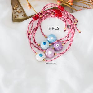 5 pcs greek martakia, martaki, martis bracelet, martisor, evil eye bracelet, wholesale martakia, bracelets in bulk, quantity bracelets