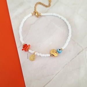 anklet for women, greek jewelry, feet bracelet, body jewelry, body bracelet, anklet bracelet, summer anklet, greek summer jewelry, shell