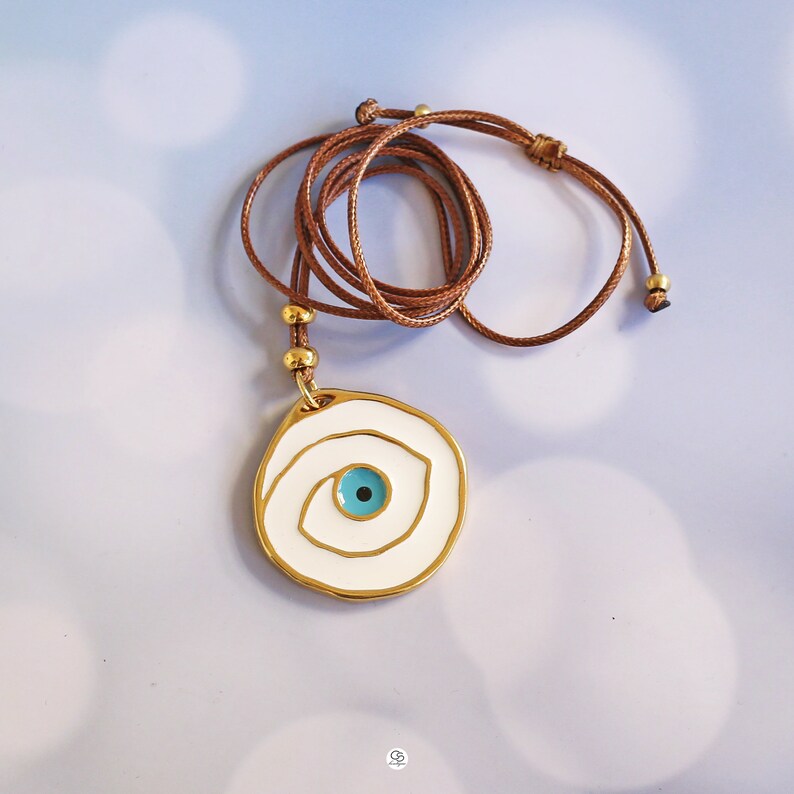 Evil Eye Necklace Evil Eye Jewelry Greek Evil Eye Greek Etsy