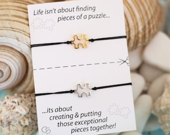 pulseiras para casais, joias gregas, pulseira do amor, pulseiras de casal, pulseiras da amizade, pulseira quebra-cabeça, quebra-cabeça, presente para casais