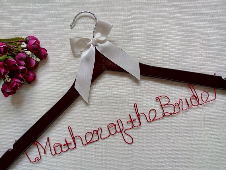 Personalized Wedding Hanger,bridesmaid Hanger,custom name hanger,bride hanger,gifts,Mother of the Bride Hanger,Mother of the Groom Hanger