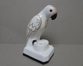 Robj. Art Deco Parrot Figurine. Inkwell or Perfume Diffuser. Circa 1920 1930. Paris France