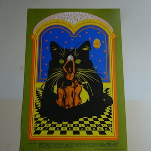 Original Poster. 1967. Canned Heat & Others. Avalon Ballroom. San Francisco. Robert Fried Design
