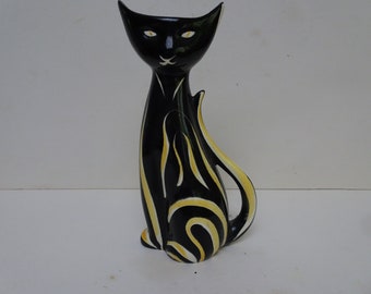VEB Haldensleben -East German Pottery 8103 Modernist Cute little GDR Vase Mid Century Fat Lava