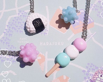 Japanese Snack Time necklace