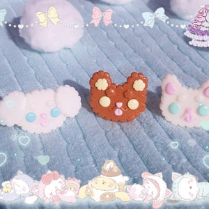 Fuzzy Friends rings / kawaii / sweet lolita / animals