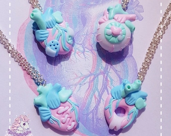 Still Human necklaces menhera / yamikawa / pastel goth / creepy cute