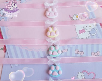 Kitty Paw choker / fairy kei / pastel / lolita