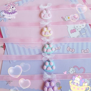 Kitty Paw choker / fairy kei / pastel / lolita