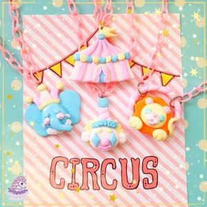 Welcome To The Circus pastel necklaces / circuscore / clowncore