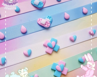 Breaking Healing chokers / menhera / yamikawaii / pastel goth