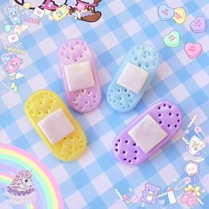 Kawaii Care mini bandage hair clips / menhera / yamikawa