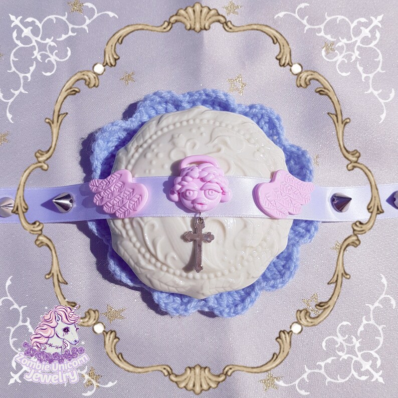 Guardian Angel choker pastel angelcore yumekawa