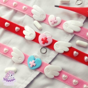 Heavenly Nurses velvet chokers / menhera / medical / yamikawa