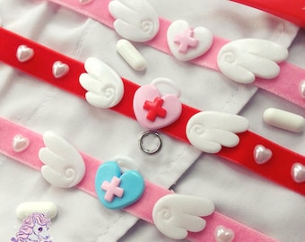 Heavenly Nurses velvet chokers menhera