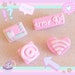 Internet addict brooches pins / pastel / fairy kei / webcore 