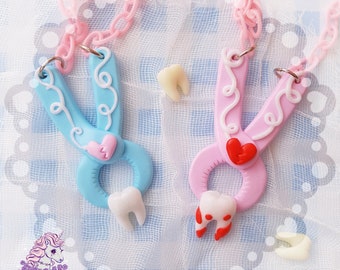 Open Wide dental pliers / menhera / yamikawaii / dentist /teeth