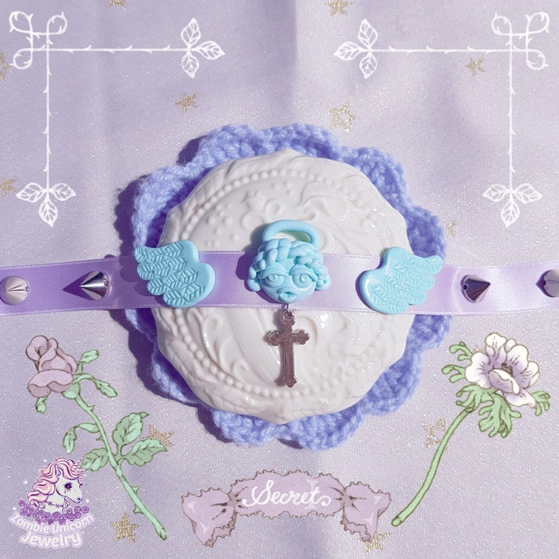 Guardian Angel choker pastel angelcore yumekawa