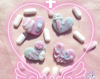 Beary Cute Hospital pins yamikawaii / medical / nurse