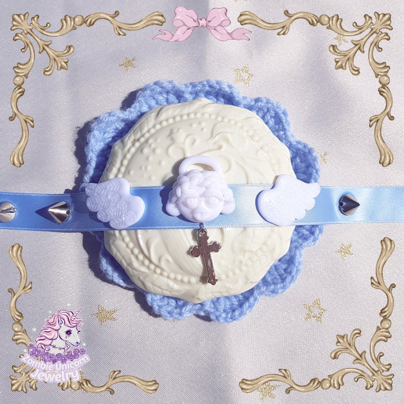Guardian Angel choker pastel angelcore yumekawa