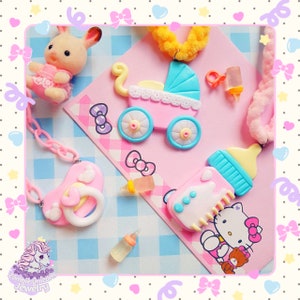 Baby Shower necklaces / babycore / babygirl / pacifier / milk bottle