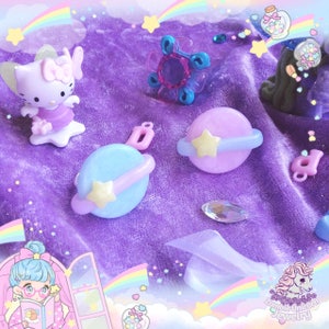 Space adventure rings earrings / fairy / space kei
