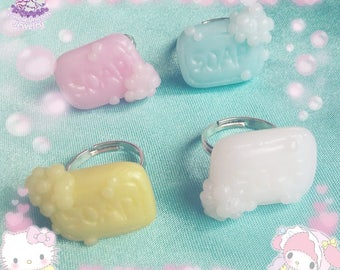 Bubble Bath soap rings fairy kei pastel kawaii