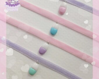 Kawaii Hospital pill choker menhera yumekawaii pastel