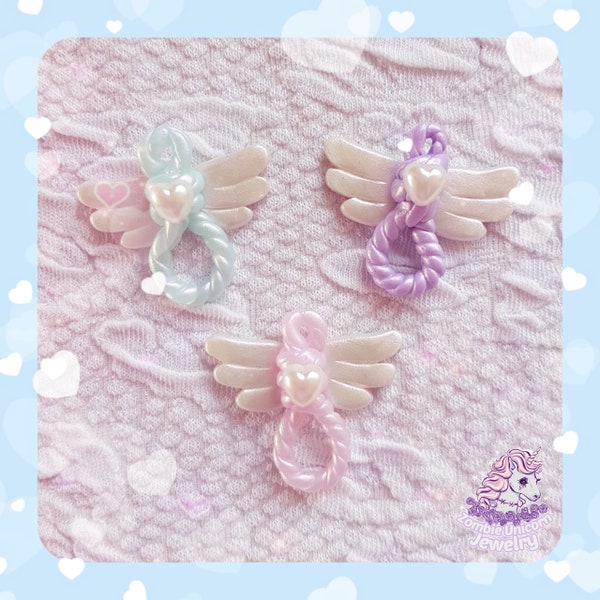 Domine, Miserere... winged brooch / menhera / yumekawaii