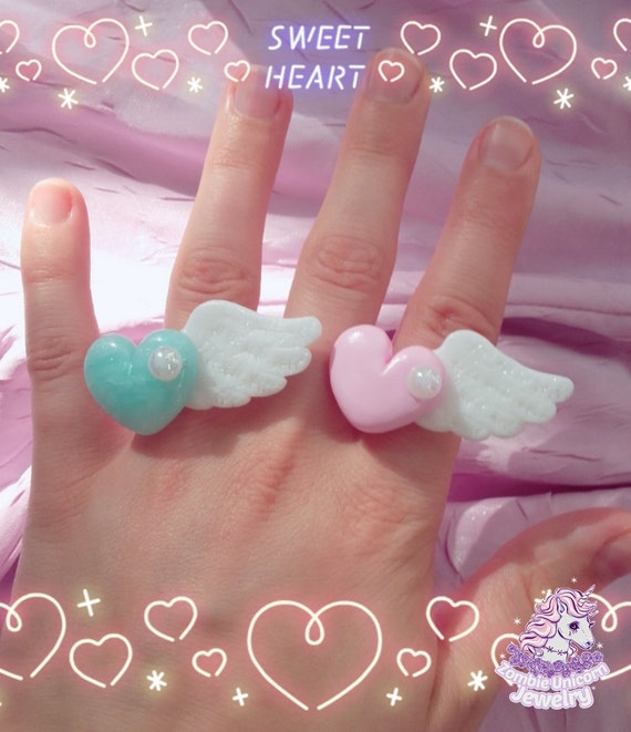 Lovely Angel Rings Yumekawaii Fairy Kei Larme Kei